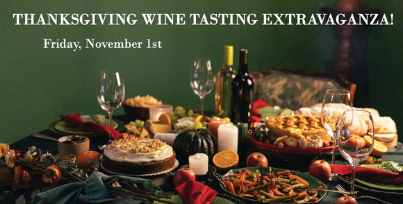 Thanksgiving Themed Wine Tasting Event!