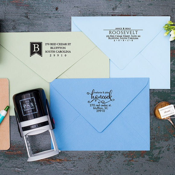 PSA Personalized Address Stamp Gift Box