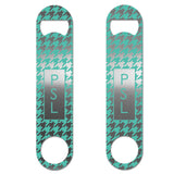 Custom Houndstooth Stainless Steel Bottle Opener ~ a WaterMark Exclusive!