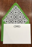 Personalized Notecards - CMD Monogram