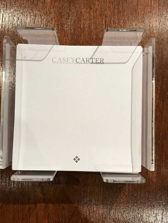 Personalized Memo Cubes - Casey Carter