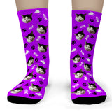 Cat Socks personalized with your cat's face - Toddler Ankle Socks