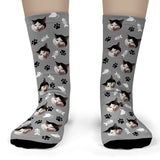 Cat Socks personalized with your cat's face - Toddler Ankle Socks