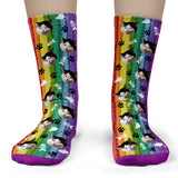 Cat Socks personalized with your cat's face - Toddler Ankle Socks