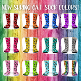 Cat Socks personalized with your cat's face - Child Crew Socks