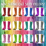 Cat Socks personalized with your cat's face - Adult No-Show Socks