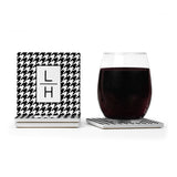 Custom Houndstooth Pattern Sandstone Coasters ~ a WaterMark Exclusive!