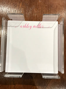 Personalized Memo Cubes - Ashley Miller
