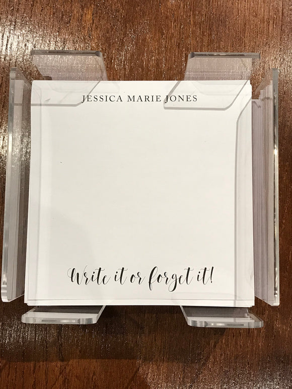 Personalized Memo Cubes - Jessica Marie Jones