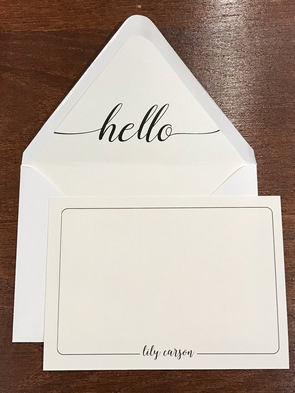 Personalized Notecards - Lily Carson