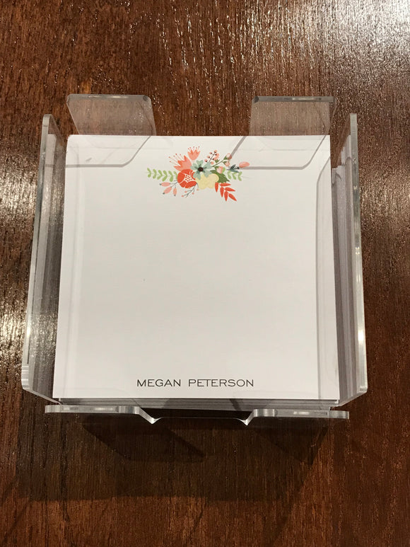 Personalized Memo Cubes - Megan Pearson Flowers
