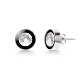 Moonglow Moonshine Stud Earrings in Sterling Silver