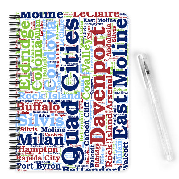 Quad Cities Spiral Notebook ~ a WaterMark Exclusive!
