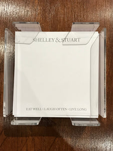 Personalized Memo Cubes - Shelley & Stuart