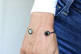 Moonglow Lunar Dyad Cuff in Stainless Steel